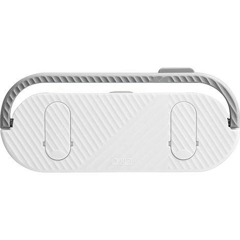 Porte-pantoufles – Organiseur réversible pour chaussures et pantoufles – Porte-serviettes de salle de bain sans perforation, cintre à chaussures pour porte d'entrée, camping-car, salle de (1/5)