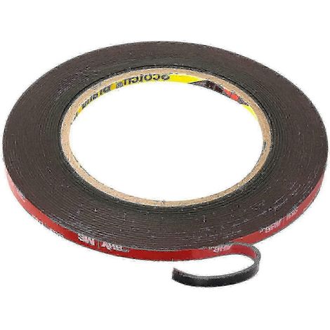 Ruban adhésif 3M VHB 5 mm x 3 m, 2 pièces - noir pour automobile et construction (1/4)