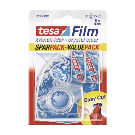 tesafilm Transparent tesa 57319-00001-04 transparent (L x l) 10 m x 15 mm acrylate 2 pc(s) S11779 (1/5)
