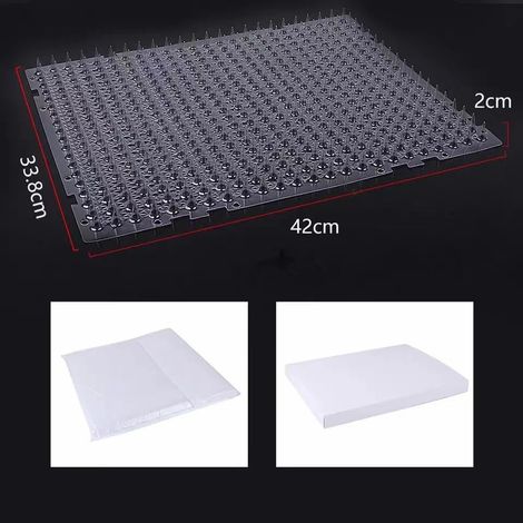 Tapis anti-chat – 10 pièces – Pointes dissuasives – Empêche l’accès au lit – Protection pour canapé