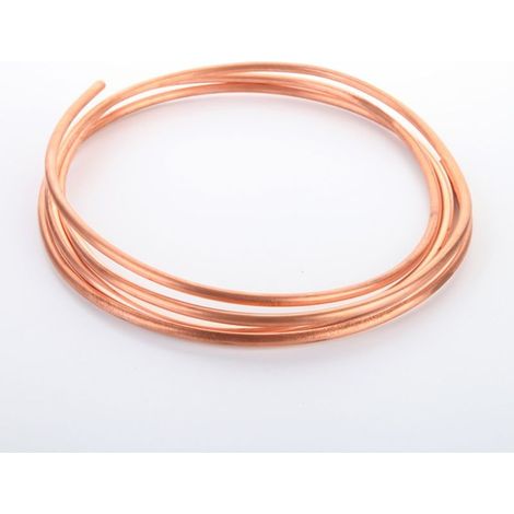 Tube cuivre souple 2M – Diamètre extérieur 2mm, diamètre intérieur 1mm – Pour plomberie réfrigération – Haute conductivité thermique (1/5)
