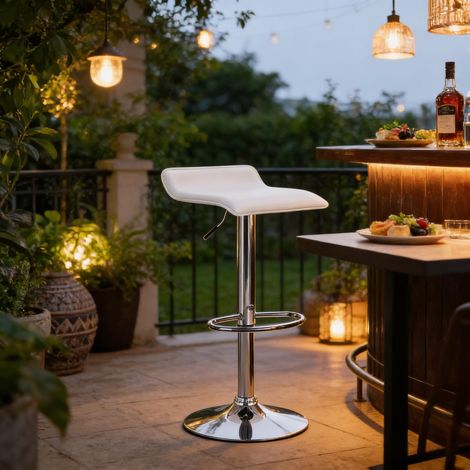 Chaise de petit-déjeuner, chaise de café pivotante, chaise de table, chaise de repas (uniquement un tabouret de bar inclus) (1/5)
