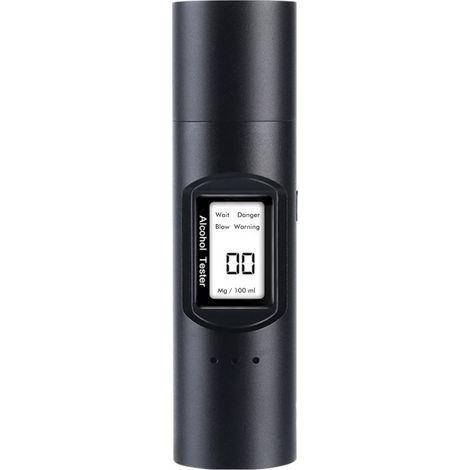 Alcootest électronique rechargeable USB, détecteur d'alcool haute précision pour gueule de bois, mesureur d'alcoolémie portable (1/5)