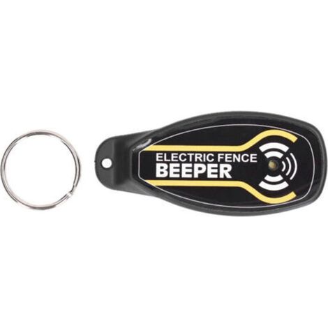 Clôture de clôture électrique anneau de touche portable avec bouton OFF et lumière- (1/4)
