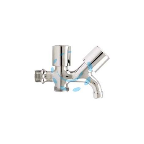 RUBINETTO DOPPIO SPECIALE CON ATTACCO LAVATRICE ART.220