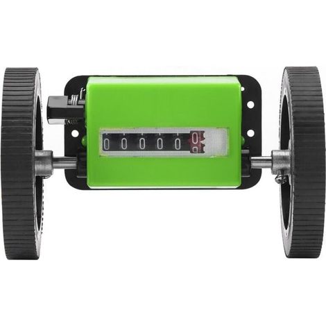 Compteur de mètres - 1pc Longueur mécanique Compteur de compteurs Roue à rouleaux Vert (1/4)