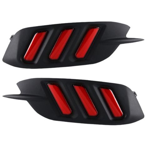 1 pair of LED rear bumper lights, brake lights, sequential turn signals, and rear fog lights suitable for 16-18 Honda Civics (1/4)