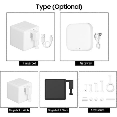 Mini Fingerbot Smart Vollautomatischer Bluetooth-Fingerspitzenschalter für Zuhause und Büro (1/4)