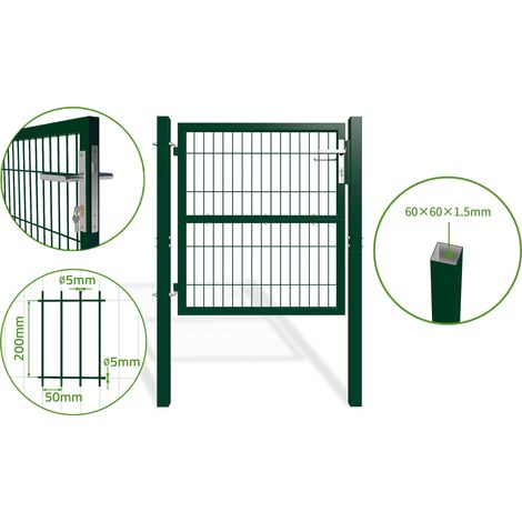 Puerta de malla 1m Verde RAZO Al.100cm