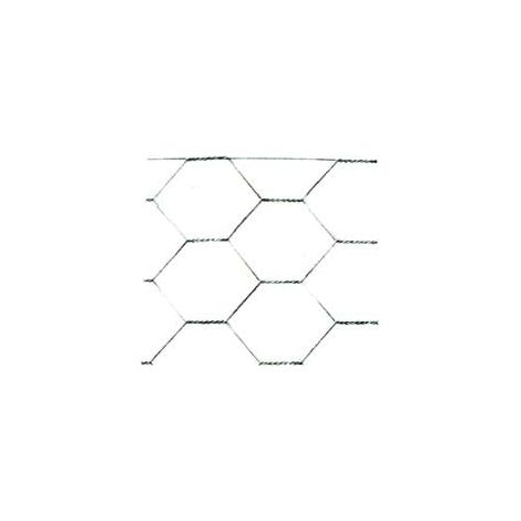 Rete Tripla Torsione Zincata maglia 16/2 filo ø mm.0,7 est. - cm.50h.