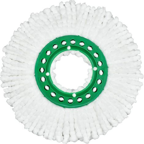 Wiederverwendbarer Rotationsmoppkopf für Libman Tornado. Dicke Mikrofaser-Ersatzköpfe für den Libman Tornado Rotationsmopp, leicht austauschbar und maschinenwaschbar, für Trocken- und Nassreinigung ge (1/5)