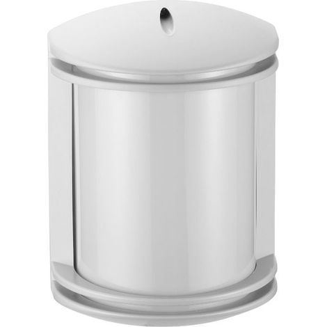 Lampada da parete per esterni in PC + PP con portalampada E27 grigio