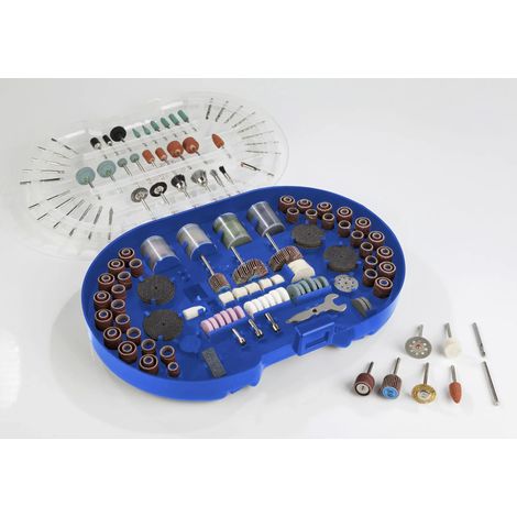 Kit universel de meulage, coupe et polissage 278 pièces (1/5)