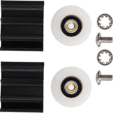 KIKYO Roue de Porte de Halls, Accessoires de Serre de Roue de Porte de Halls de 22mm avec des pièces de Serre pour Le Rouleau de Porte de Halls de serres (1/5)