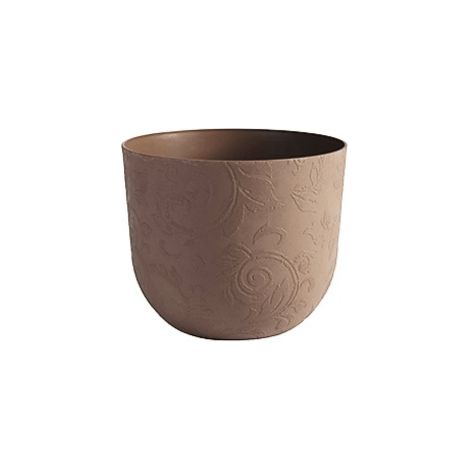 VASO TATTOO MOOD 40 CM BEIGE SCURO PLASTECNIC