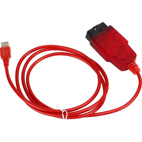 Jeu de câbles OBD2 pour programmation ECU et UCH, outil diagnostic Renolink V1.99, connecteur mâle, pour clés et calculateurs, compatibilité véhicules Renault. (1/5)