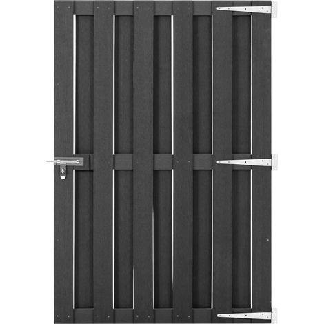 Gartentor WPC 100 x 150 cm Grau