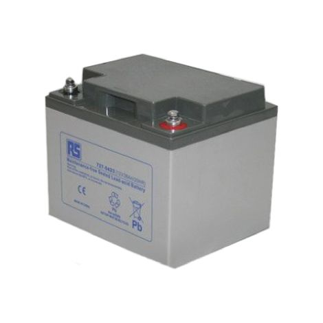 Batterie au plomb étanche RS PRO 12V 38Ah cyclique ( Prix pour 1 )