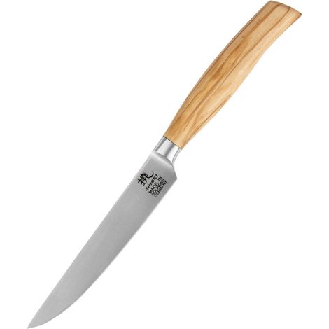Shiori 撓 Hamburg Sutēki – Steakmesser aus deutschem Stahl 1.4116 (1/4)
