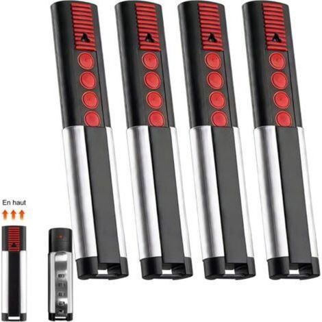 Lot de 4 868MHz Telecommande Portail, Telecommande Porte de Garage Compatible avec Telecommande 4020 TX03-868-4, 4026 TX03-868-2, 4020V000, 4026V000, Bip Portail Porte De Garage, 4 Canaux (1/5)