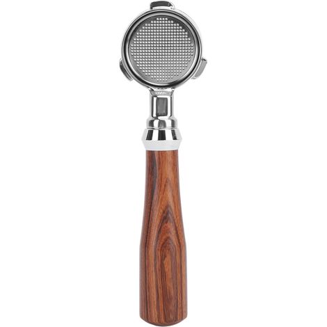 51-mm-Siebträger aus Edelstahl mit 3 Ohren und Holzgriff, Ersatzteil für Kaffeemaschinen, Ausführung 4 (1/5)