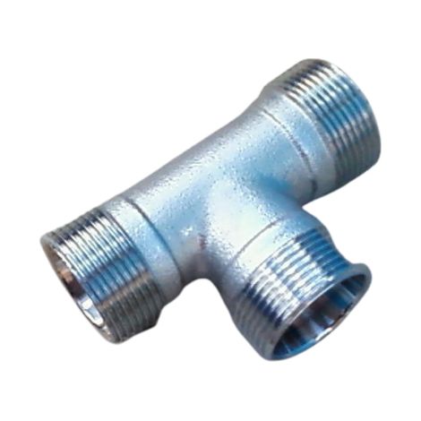 Raccordo a tee a 3 dadi per multistrato arteclima