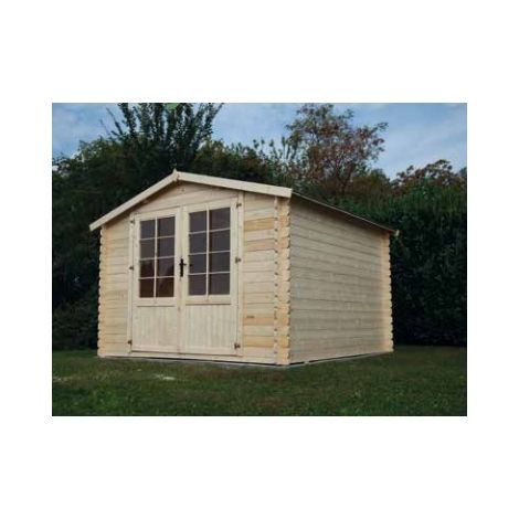 Casetta da Giardino in Legno d' Abete Nordico(28mm) - cm 300x300cm - Senza Pavimento - ITALFROM308 (1/2)