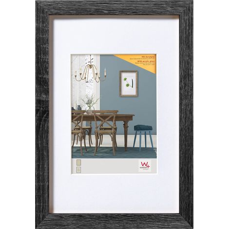 Cadres en Bois 40x60 Gris foncé, Verre Acrylique (1/5)