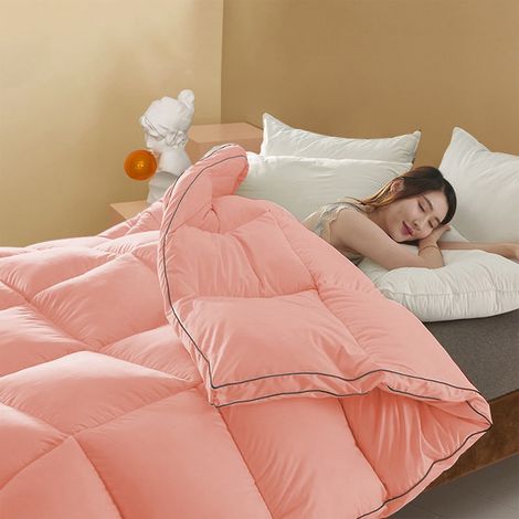 Couette Été - 98 % Coton Peigné 2 % Élasthanne - 200 x 150 cm - Pour Chambre Climatisée - 1 Pièce (1/5)