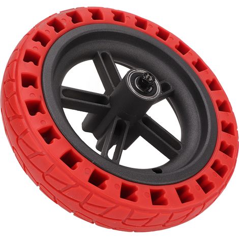 Pneu de trottinette électrique LYH L010 avec moyeu plein et absorption des chocs pour Xiaomi M365pro Pro2 Pro3 (rouge) (1/5)