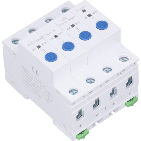 WLAN-Leistungsschalter 4-polig, ferngesteuert, mit Zeitverzögerung, AC 230 V, 63 A (1/5)