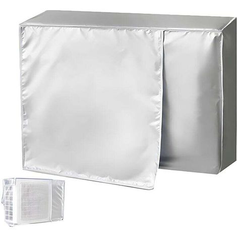 Cache Climatiseur Exterieur, Housse Climatiseur Extérieur Poussière, Housse Climatiseur, Couverture Extérieure De Climatiseur, Protection Pluie Et Soleil, pour unité Externe (96x40x70cm)