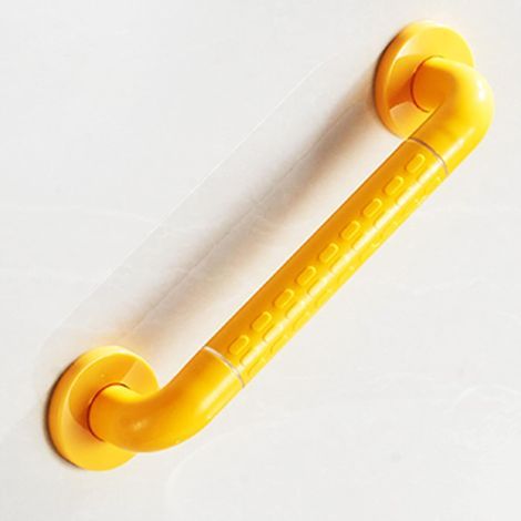 Barre d'appui pour baignoire et douche de 30,5 cm, barre d'appui de sécurité pour douche, barre d'appui pour personnes handicapées, antidérapante, phosphorescente, jaune-Muntra (1/4)