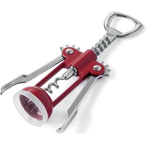 Cavatappi con leva per bottiglie di vino, lunghezza 170 mm - Hendi 597507