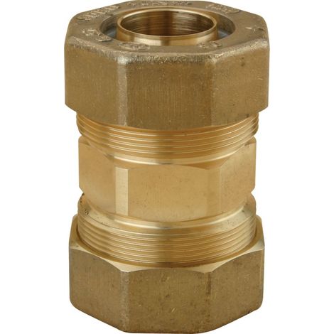 Manchon de raccordement laiton à compression pour PE - Chuchu Decayeux