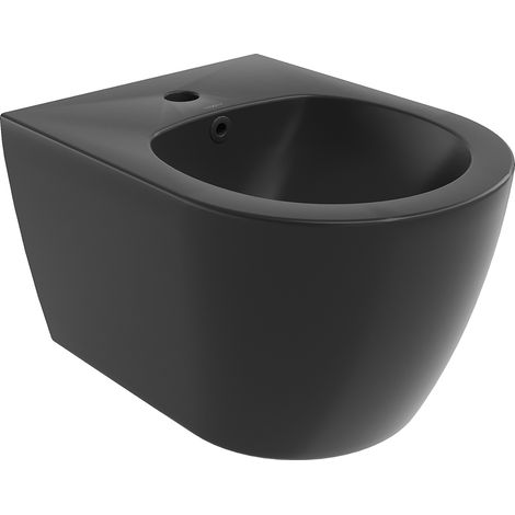 Mexen Carmen wandmontiertes Bidet, Schwarz matt - 35884985 (1/3)
