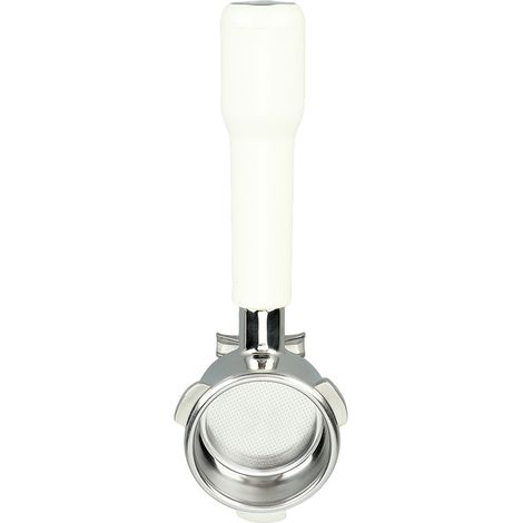 Porte-filtre à café double flux 54 mm pour machine à café Breville 870 880 C2, en plastique blanc