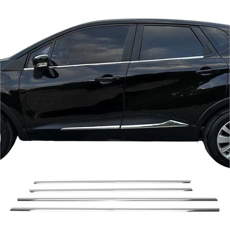 OMAC Garniture de Fenêtre pour Renault Captur SUV 2013-2019 Acier INOX 4Pcs (1/5)