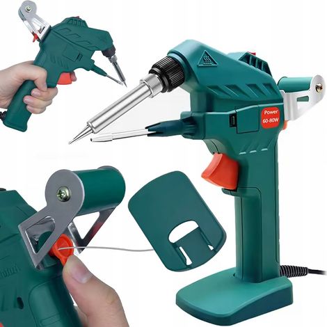 Saldatore con trasformatore da 60W con alimentatore in stagno e supporto