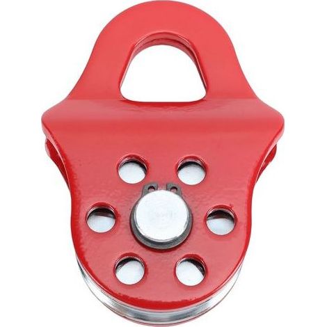 Bloc d'arrachage de treuil de récupération robuste de 3 tonnes, capacité de 6613,87 lb, poulie de remorquage pour camion tracteur ATV UTV rouge (1/5)