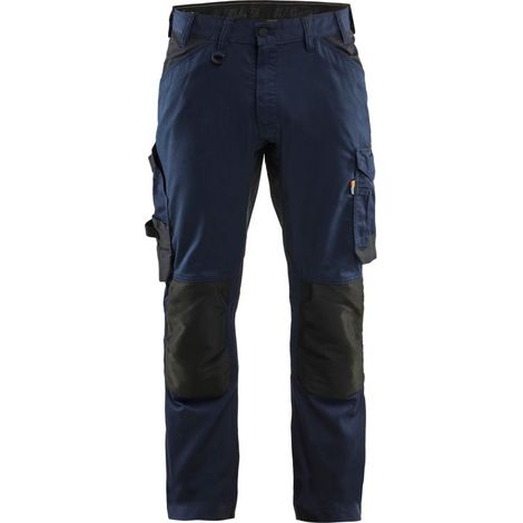 Pantalon de travail stretch BLAKLADER 1751 homme Bleu Marine 42 (1/4)