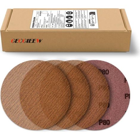 150-mm-Schleifpapier – 50 Stück, Körnung 150, ideal für Trockenbauschleifer, langlebig und effizient