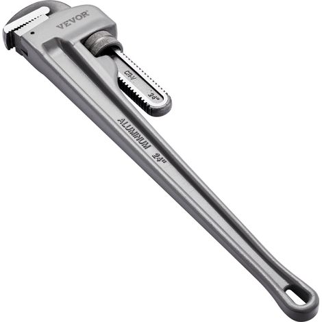 Clé Serre Tubes Droite de 61 cm, Tuyau à Griffe en Aluminium, Clé de Plomberie Réglable, avec Mâchoire Haute Résistance et Poignée Ergonomique, pour Conduites d'Eau, Réparations Automobiles (1/5)