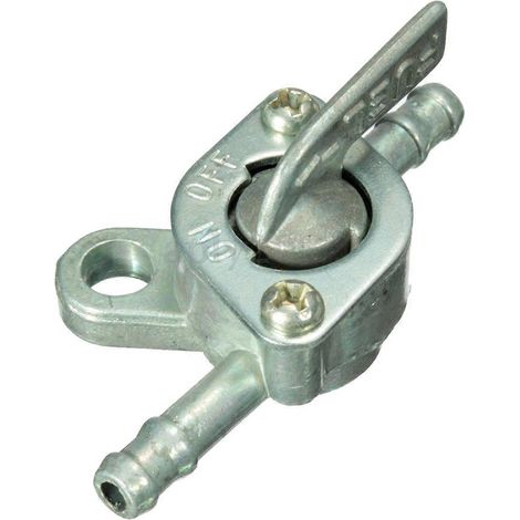 Robinet de réservoir d'essence/huile en ligne 1/4 pouce avec filtre et interrupteur pour quad/moto tout-terrain PIT PRO (1/5)
