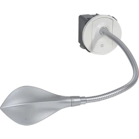 Legrand Aplique titanio LED 3,3W 3000K flexible orientable