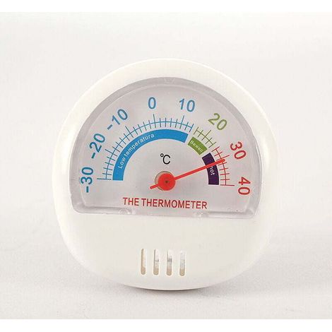 Kühlschrank-Gefrierschrank-Thermometer mit großem analogem Zifferblatt für präzise Temperaturüberwachung - KZQ
