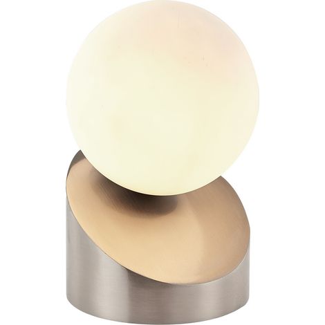 Lampe de table Globe Nickel Mat 1x G9 3000K (1/3)