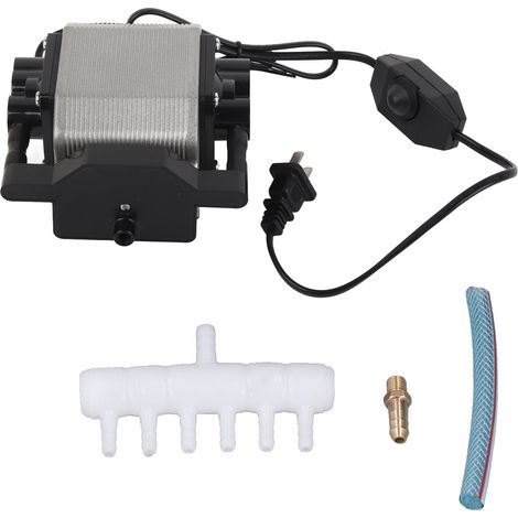 Luftunterstütztes Gebläse für Laserschneider, 30 l/min, leise, drehzahlregulierbare Pumpe, 220 V, geeignet für Lasergravierer, 220-V-Stecker (China-Stecker) (1/5)