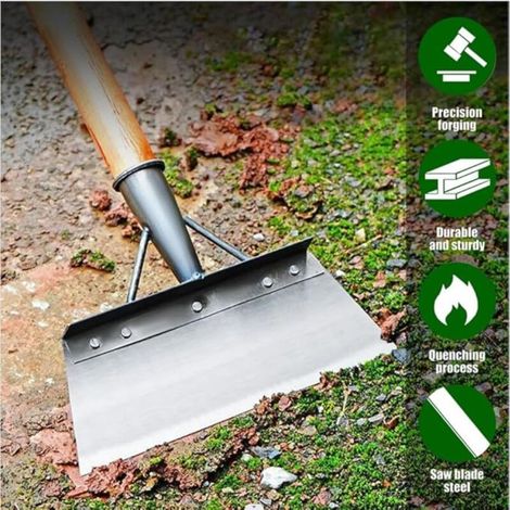 Pelle Jardinage, Pelle de Nettoyage Multifonctionnelle, Grattoir Jardin, Multifonction Outillage, Outil de Désherbage, Pelle de Jardin pour (1/4)