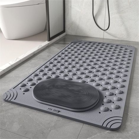 Alfombrilla de baño antideslizante para el hogar: alfombrilla de masaje anticaída e impermeable (8080 cm). (1/5)